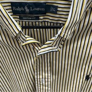 Mens Ralph Lauren button up dress shirt.